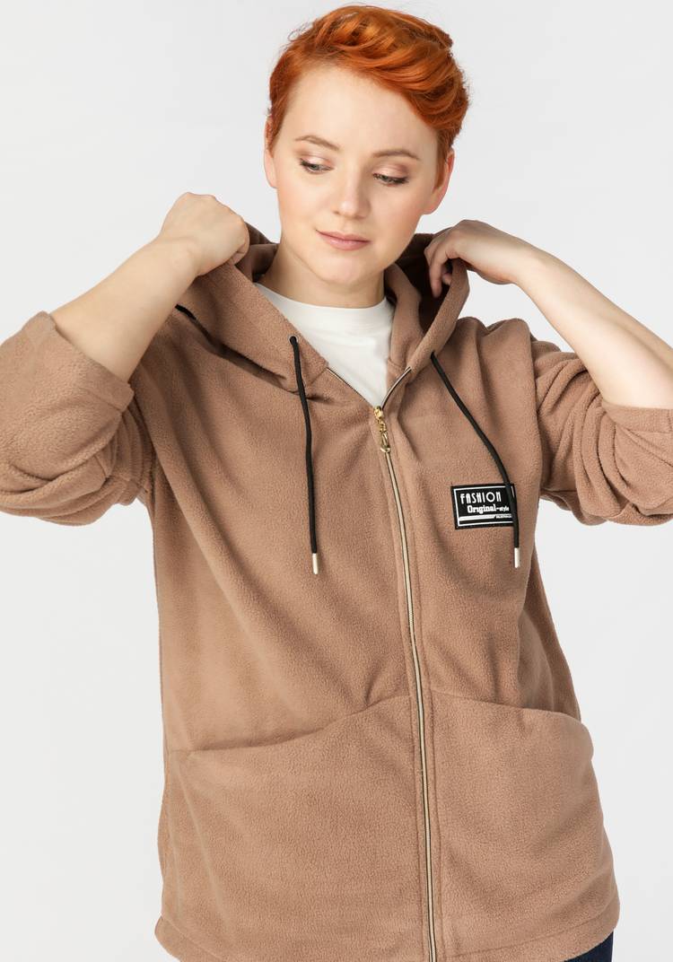 Толстовка на молнии из флиса шир.  750, рис. 23