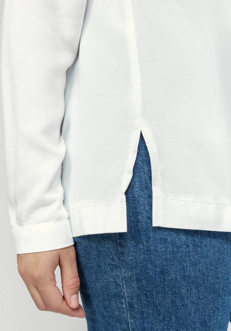 Блуза базовая с планкой на груди шир.  750, рис. 14