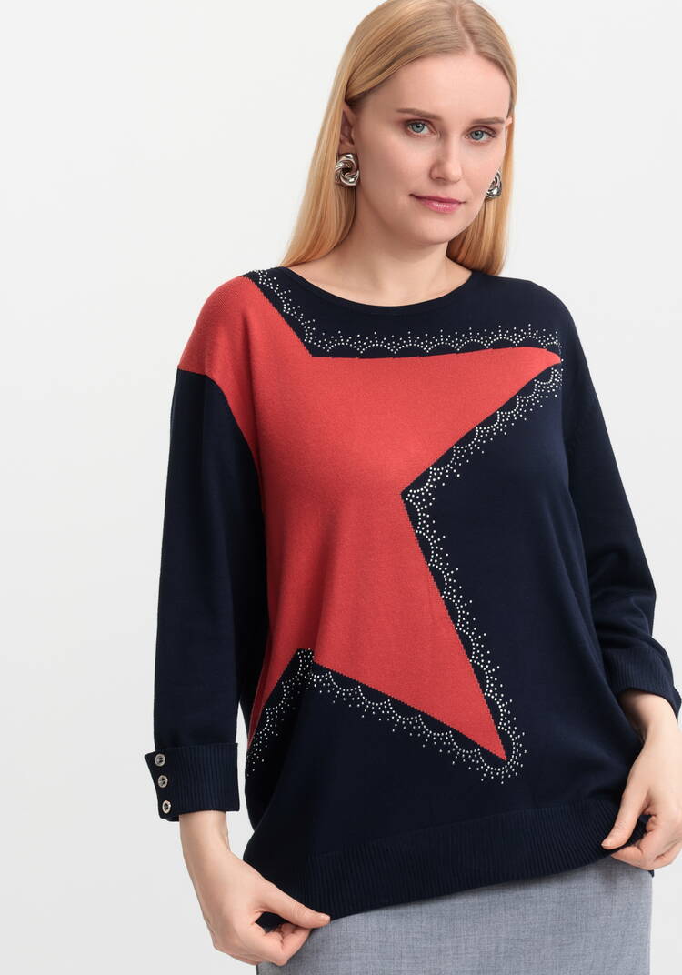 Джемпер Галактика на плечах шир.  750, рис. 1