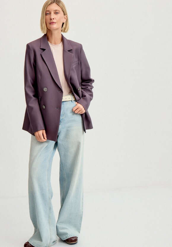 Пиджак на подкладке двубортный шир.  580, рис. 24