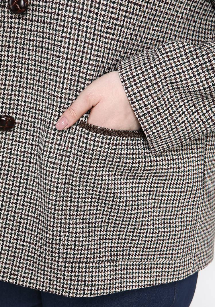 Пиджак прямого силуэта с отделкой тесьмой шир.  750, рис. 6