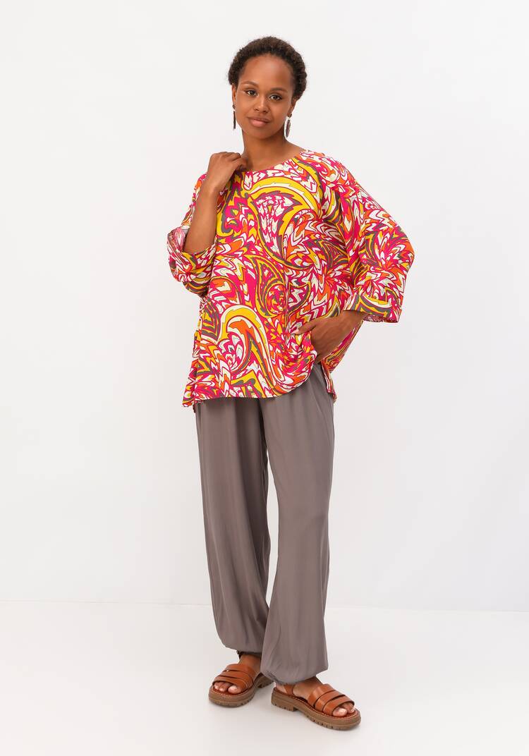 Блуза  с цельнокроеным рукавом шир.  750, рис. 25