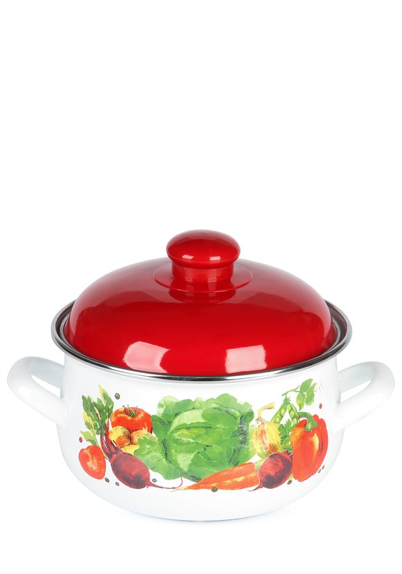 Кастрюля эмалированная Борщ шир.  580, рис. 2