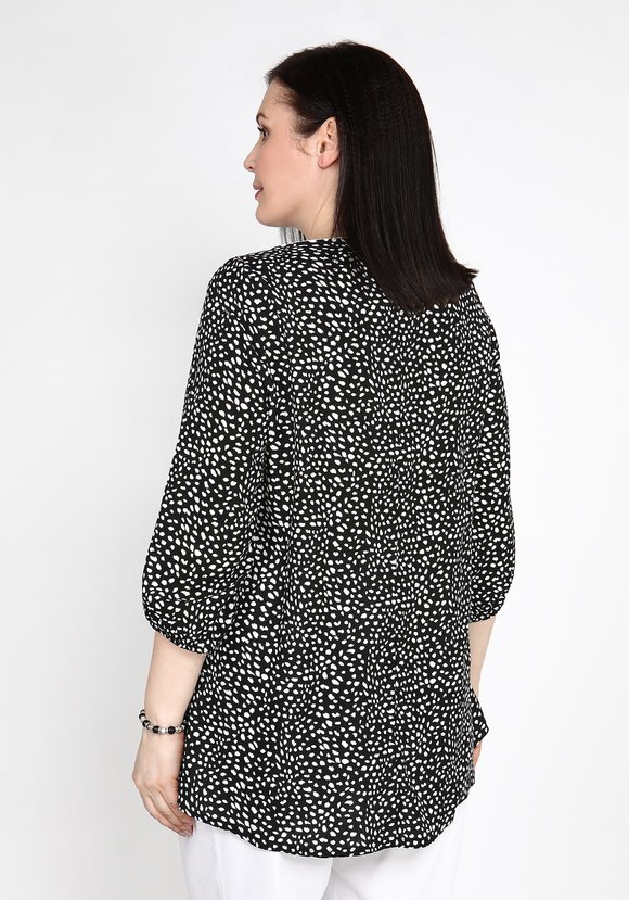 Туника А-силуэта с принтом шир.  580, рис. 6