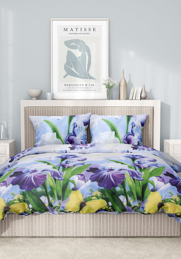 КПБ поплин Ирисы шир.  580, рис. 2