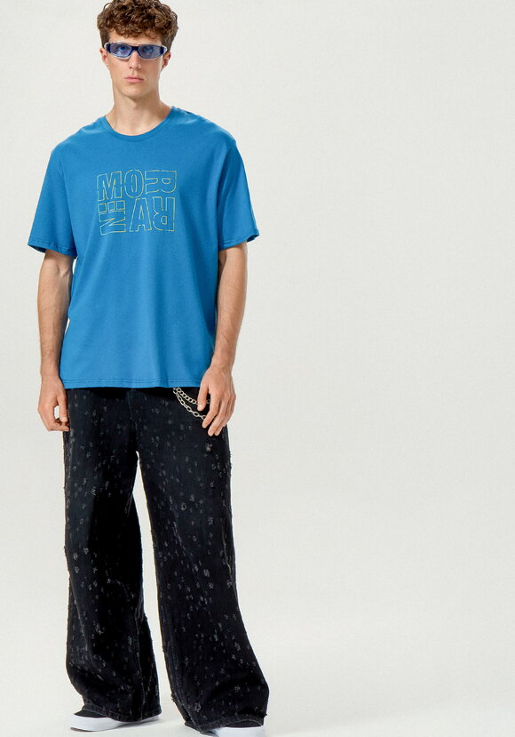 Комплект футболок с лаконичным принтом, 2 шт. шир.  580, рис. 19