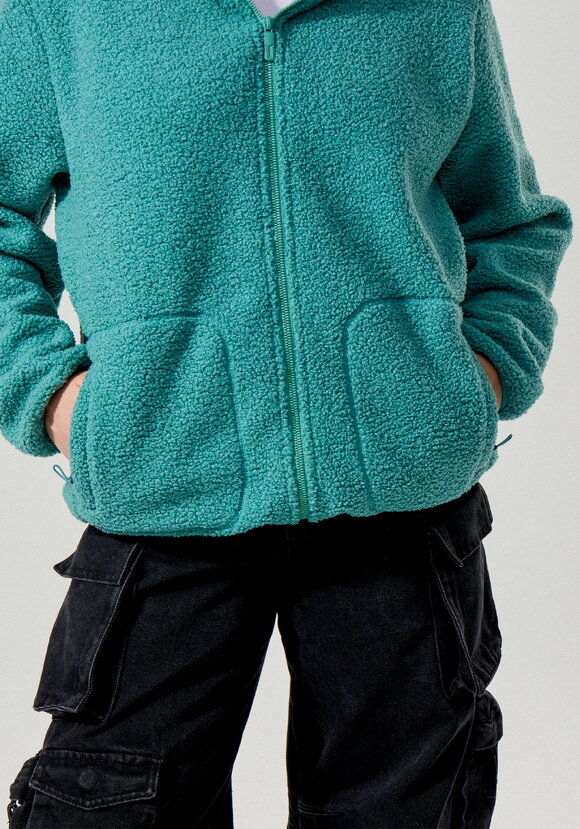 Куртка в стиле тедди с капюшоном шир.  580, рис. 20