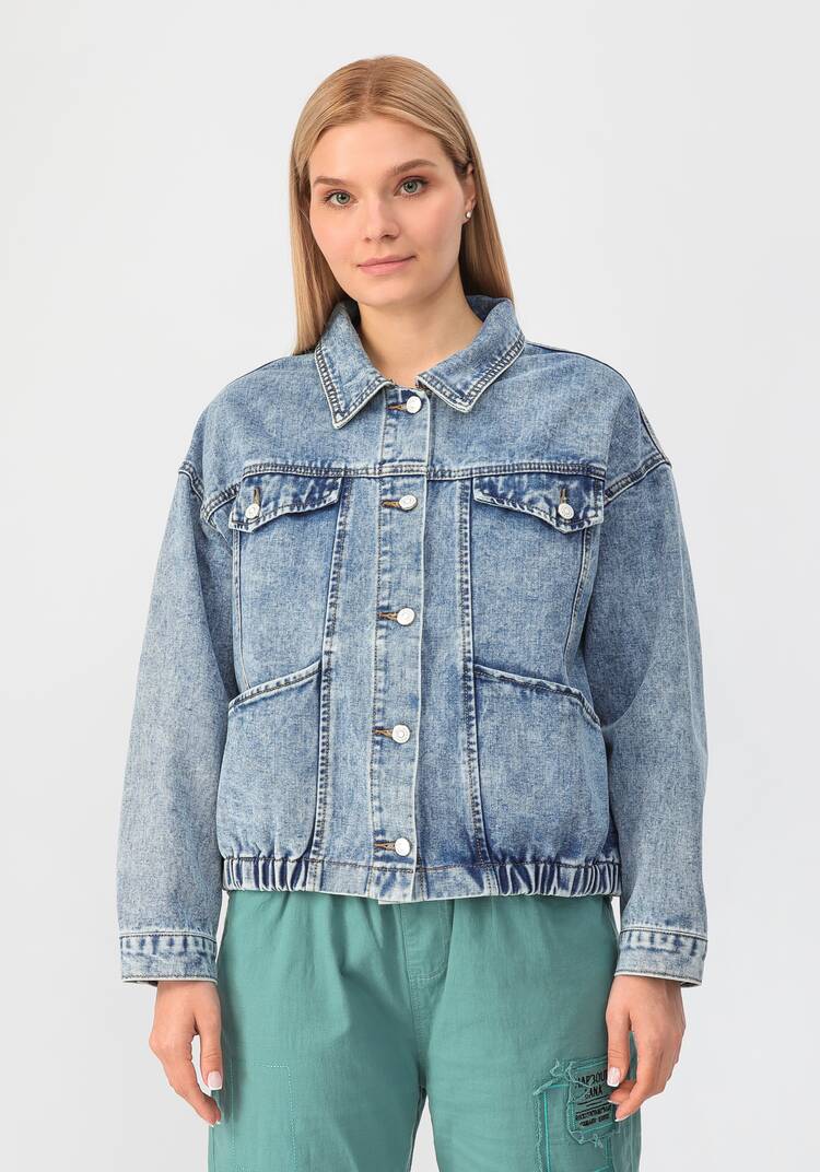 Куртка джинсовая Милена шир.  750, рис. 12