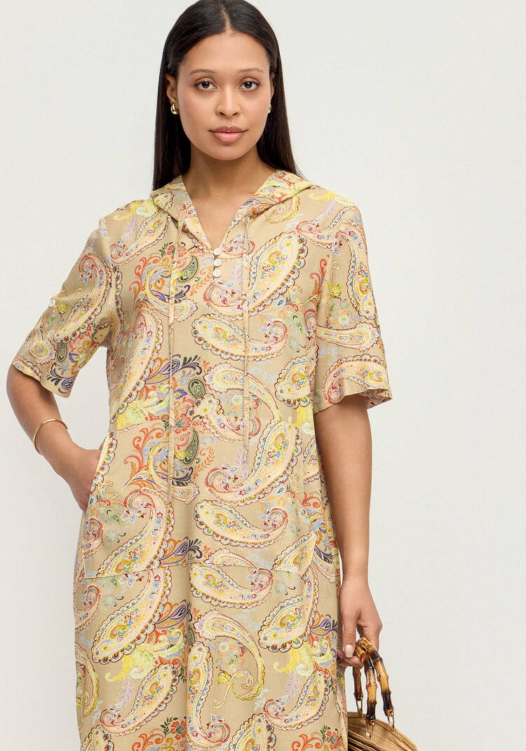 Платье изо льна Летний шик шир.  750, рис. 2