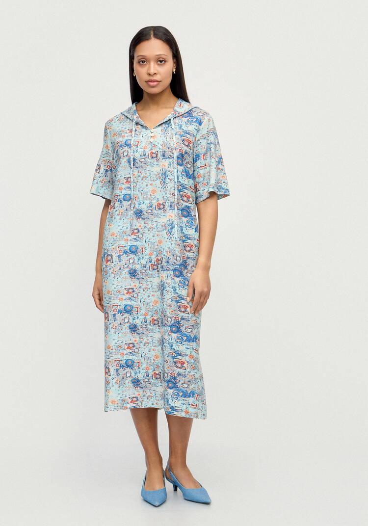 Платье изо льна Летний шик шир.  750, рис. 13