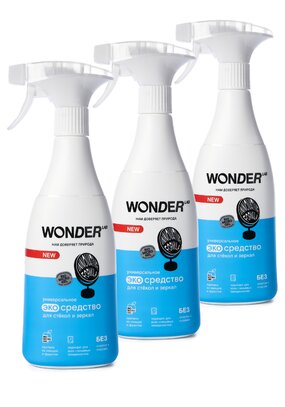Экосредство для стёкол и зеркал, 3 шт.