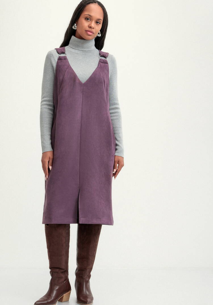 Сарафан замшевый шир.  750, рис. 4