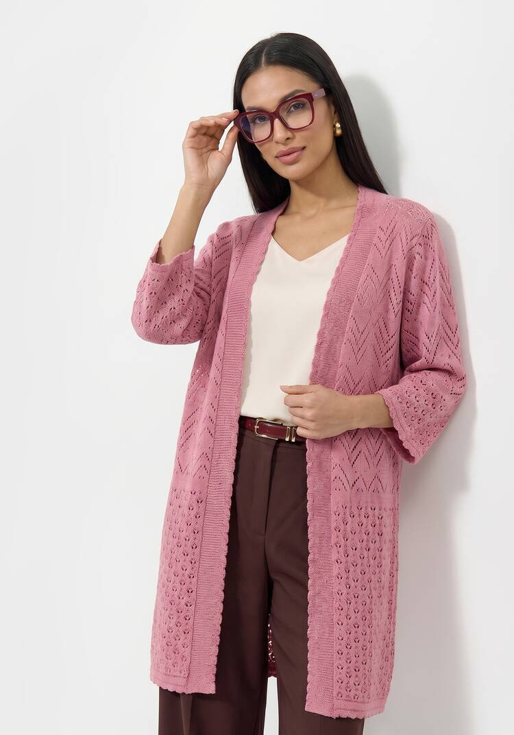 Кардиган Нежный ажур шир.  750, рис. 17