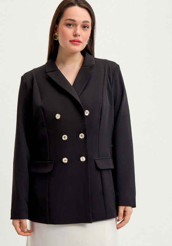 Пиджак двубортный шир.  580, рис. 13