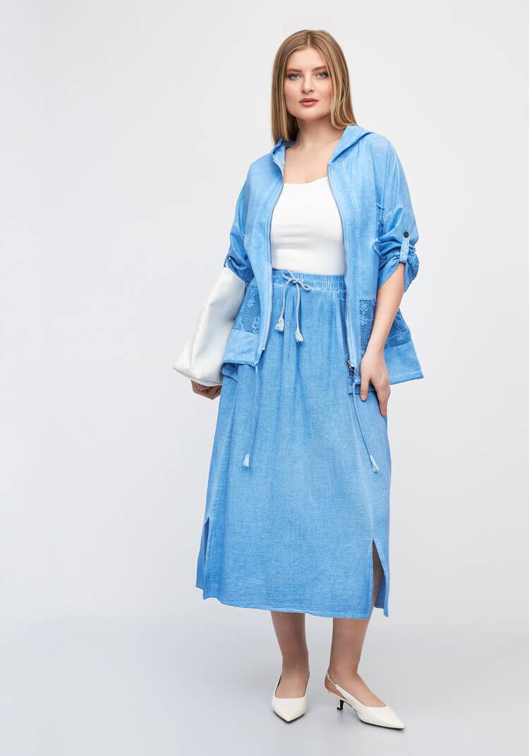 Пыльник на молнии с кaпюшоном шир.  750, рис. 2