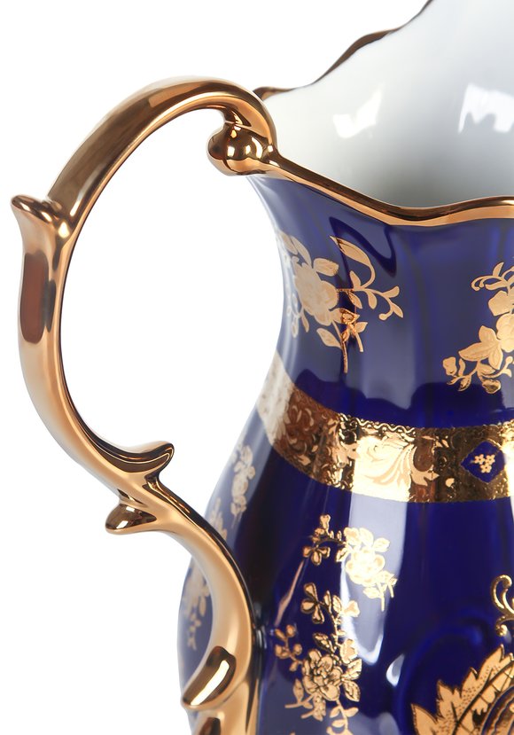 Кувшин кобальтовый Влюблённая пара шир.  580, рис. 2