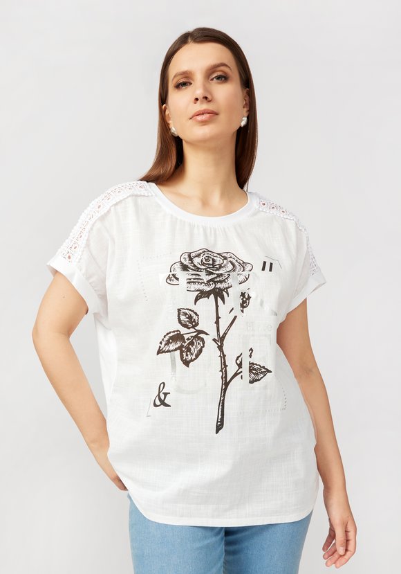 Блуза женская Джина шир.  580, рис. 21