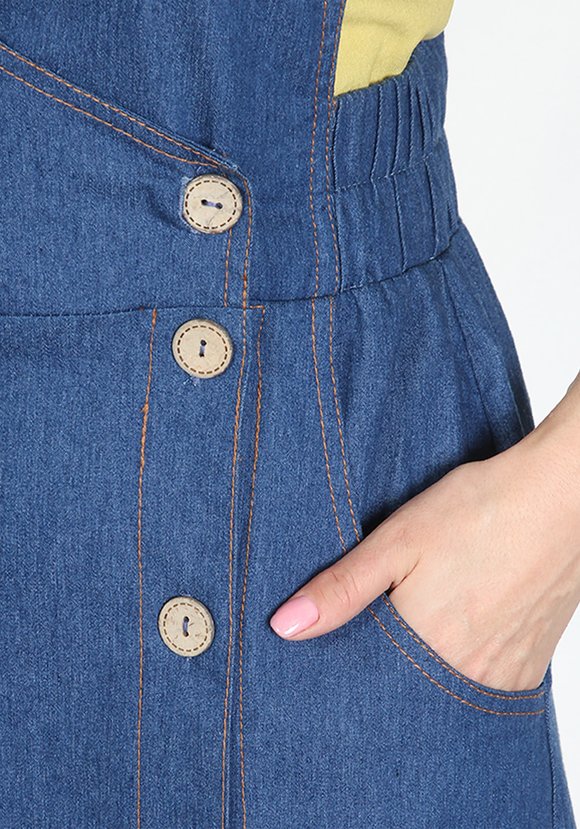 Коллекция джинсовых сарафановСимфония стиля шир.  580, рис. 4