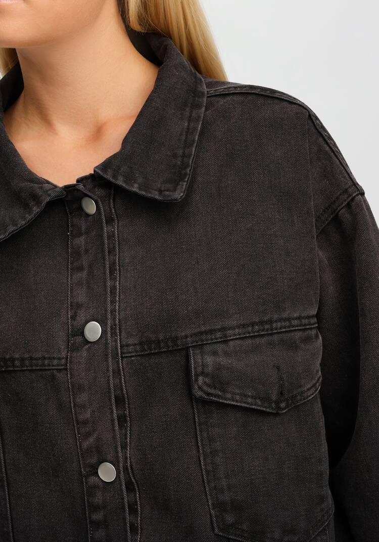 Джинсовая куртка Алерия шир.  750, рис. 12