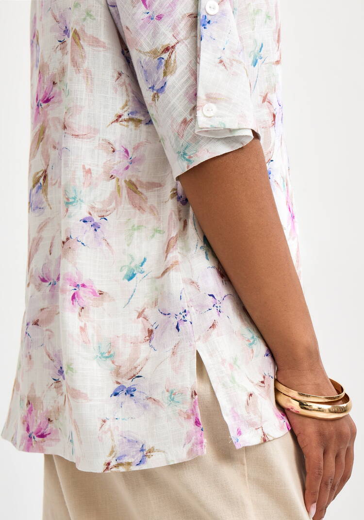 Блуза со спущенным плечом и с воротом шаль шир.  750, рис. 6