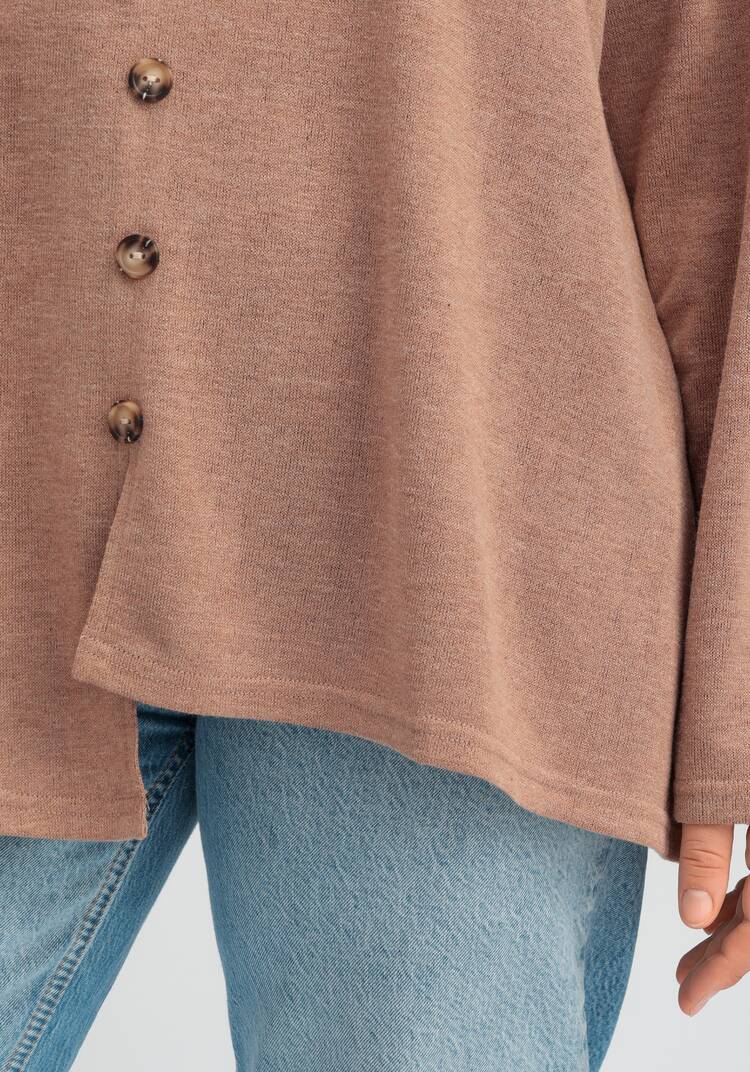 Джемпер с асимметричным низом шир.  750, рис. 22