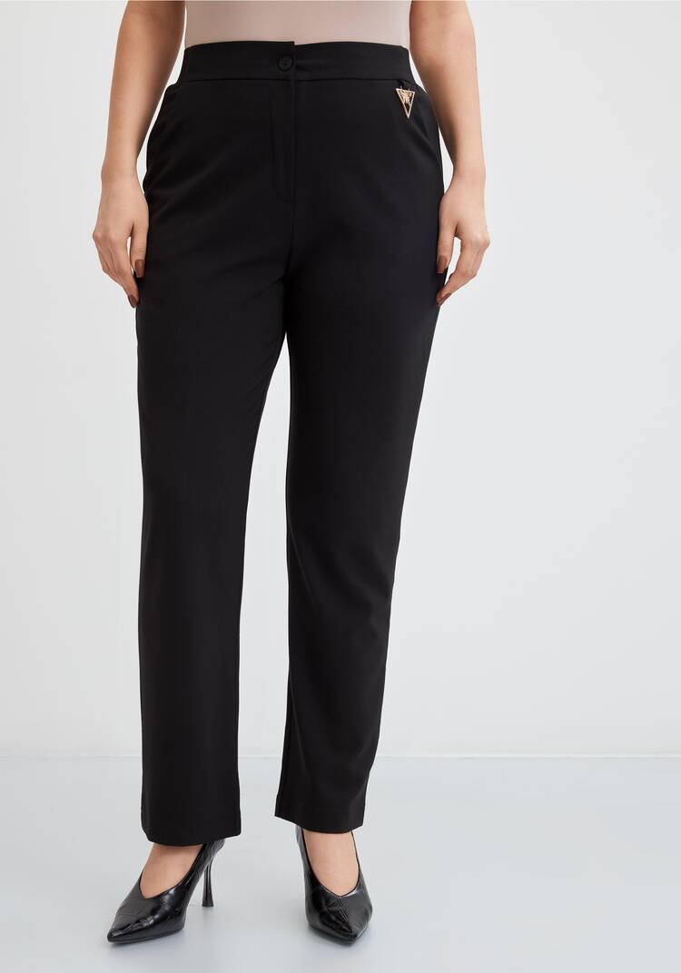 Брюки прямые с декором София шир.  750, рис. 10