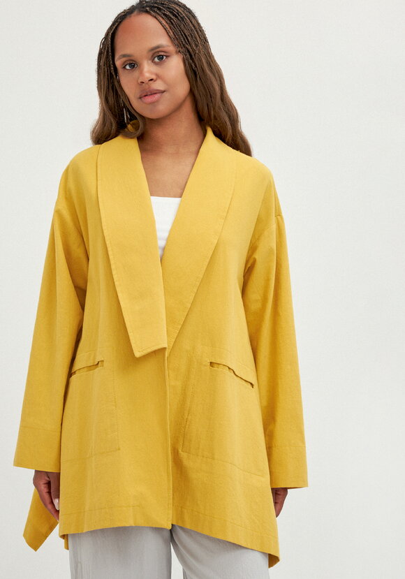 Кардиган свободный с оригинальным воротом шир.  580, рис. 13