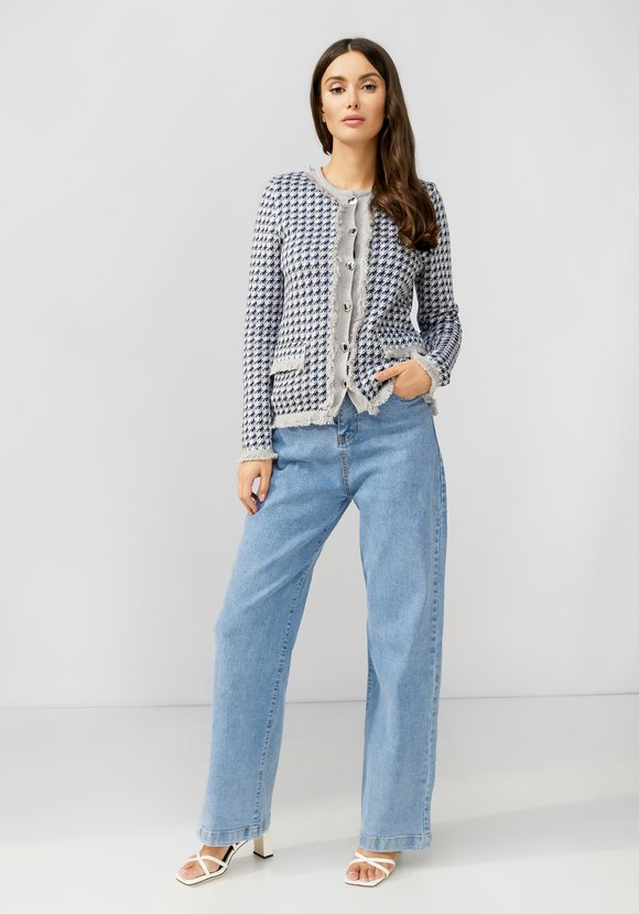 Пиджак женский с отделкой из бахромы шир.  580, рис. 2