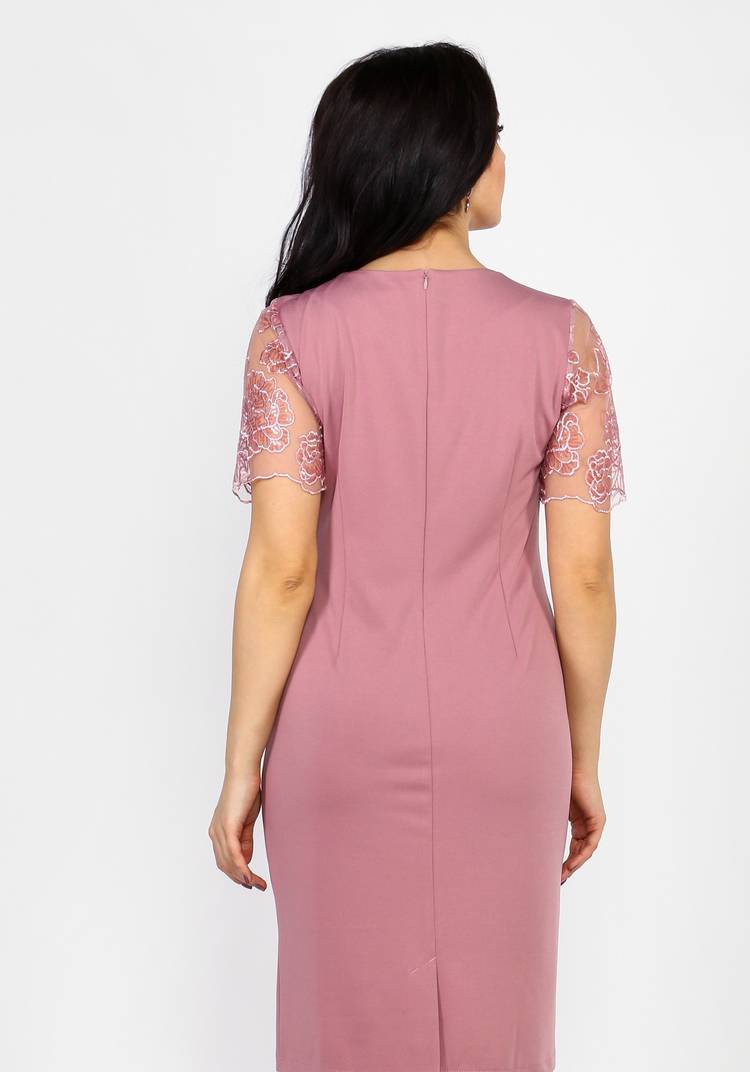 Костюм кружевной: платье и кардиган шир.  750, рис. 7
