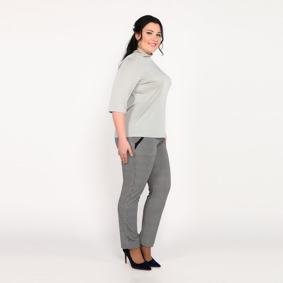 Блуза однотонная шир.  580, рис. 2