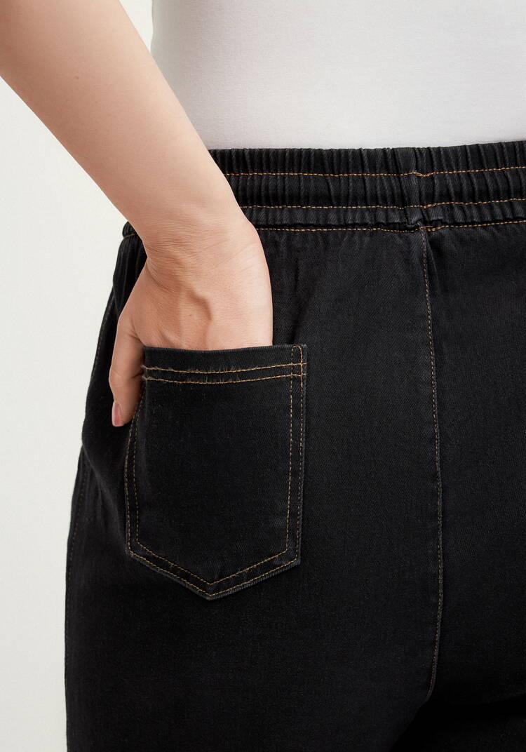 Брюки бананы с миниатюрной вышивкой шир.  750, рис. 17