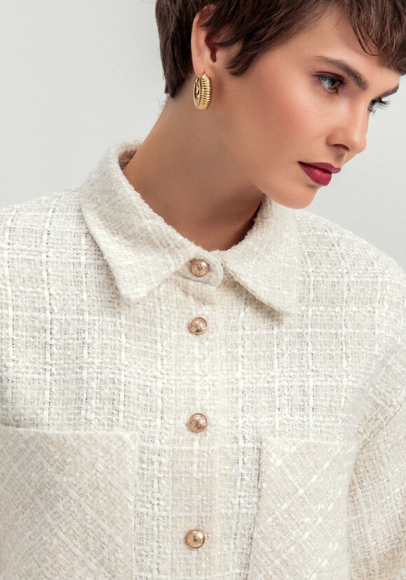 Жакет твидовый с фактурной нитью шир.  580, рис. 15