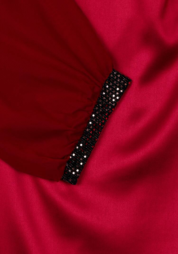 Платье Стиль рукавами из вуали шир.  750, рис. 6