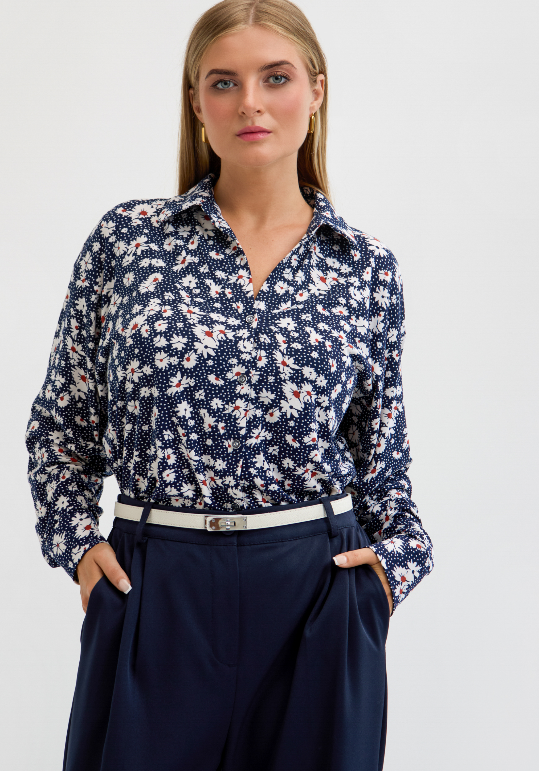 

Блузка "Анита", Синий