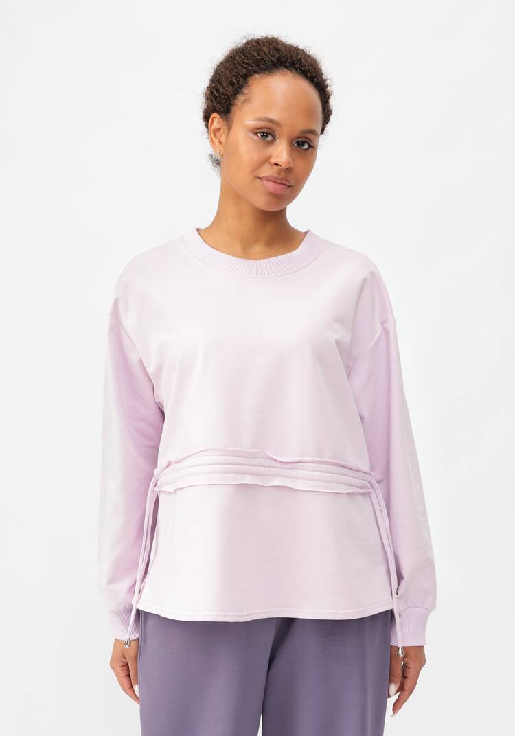 Свитшот с кулиской на талии шир.  750, рис. 4