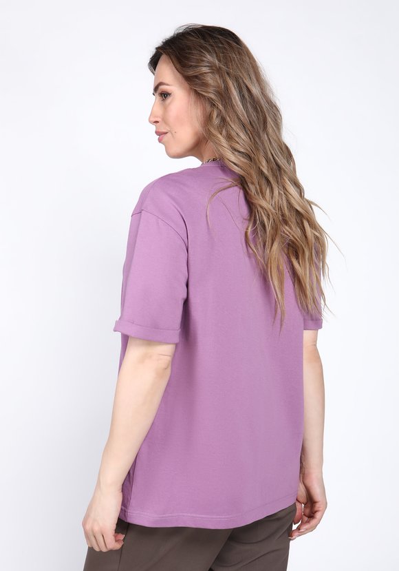 Футболка базовая однотонная шир.  580, рис. 34