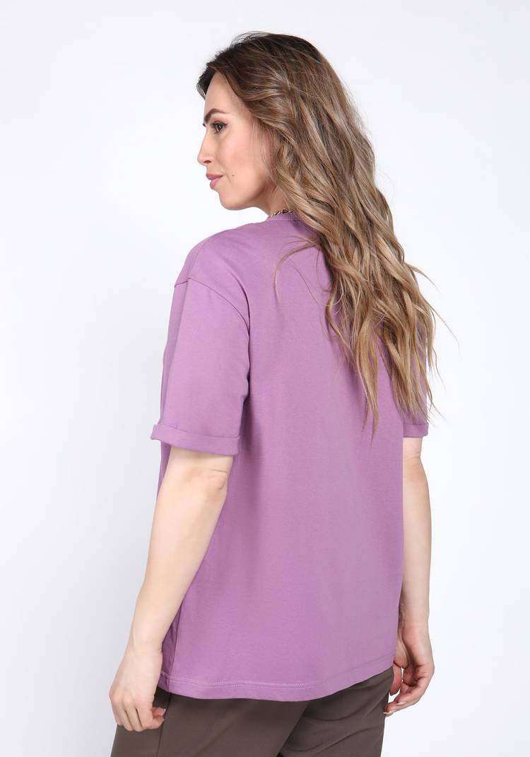 Футболка базовая однотонная шир.  750, рис. 34