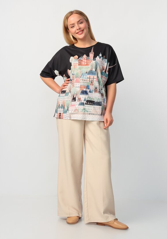 Блуза Дизайнерская находка шир.  580, рис. 2