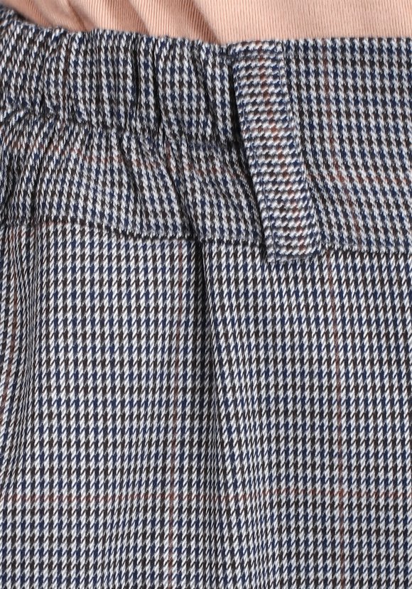 Брюки широкие с принтом пье-де-пуль шир.  580, рис. 8