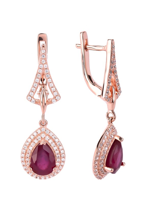 Серьги серебряныеАдель шир.  580, рис. 2