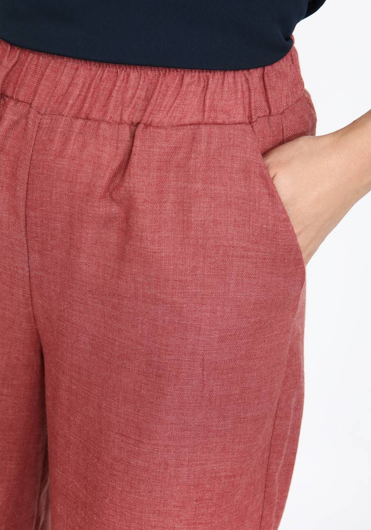 Брюки широкие из хлопка на резинке шир.  750, рис. 24