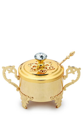 Сахарница с ложкой Бриллиант