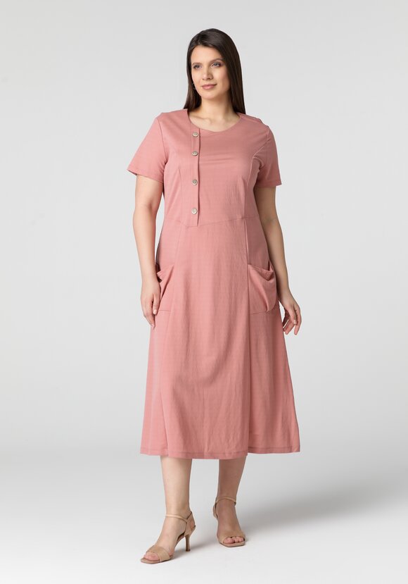 Платье свободного кроя Нинель шир.  580, рис. 1