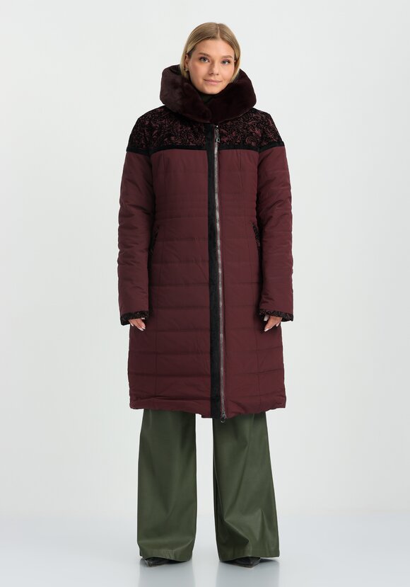 Куртка с принтом из флока шир.  580, рис. 18