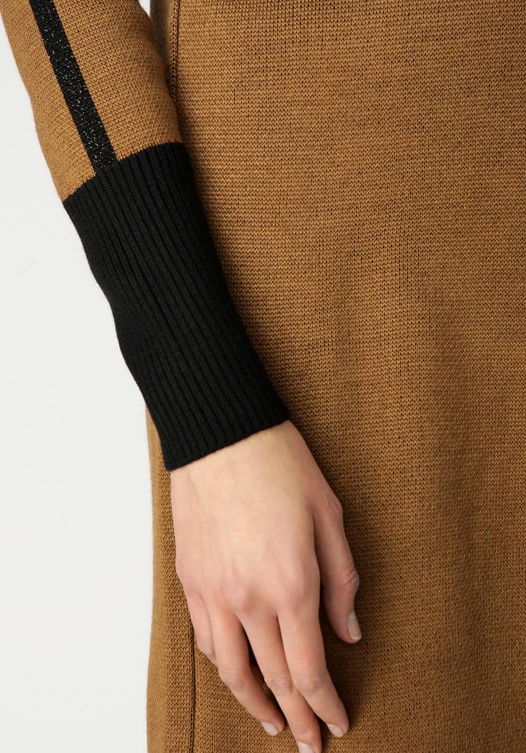 Платье прямого силуэта с контрастной отделкой шир.  750, рис. 5