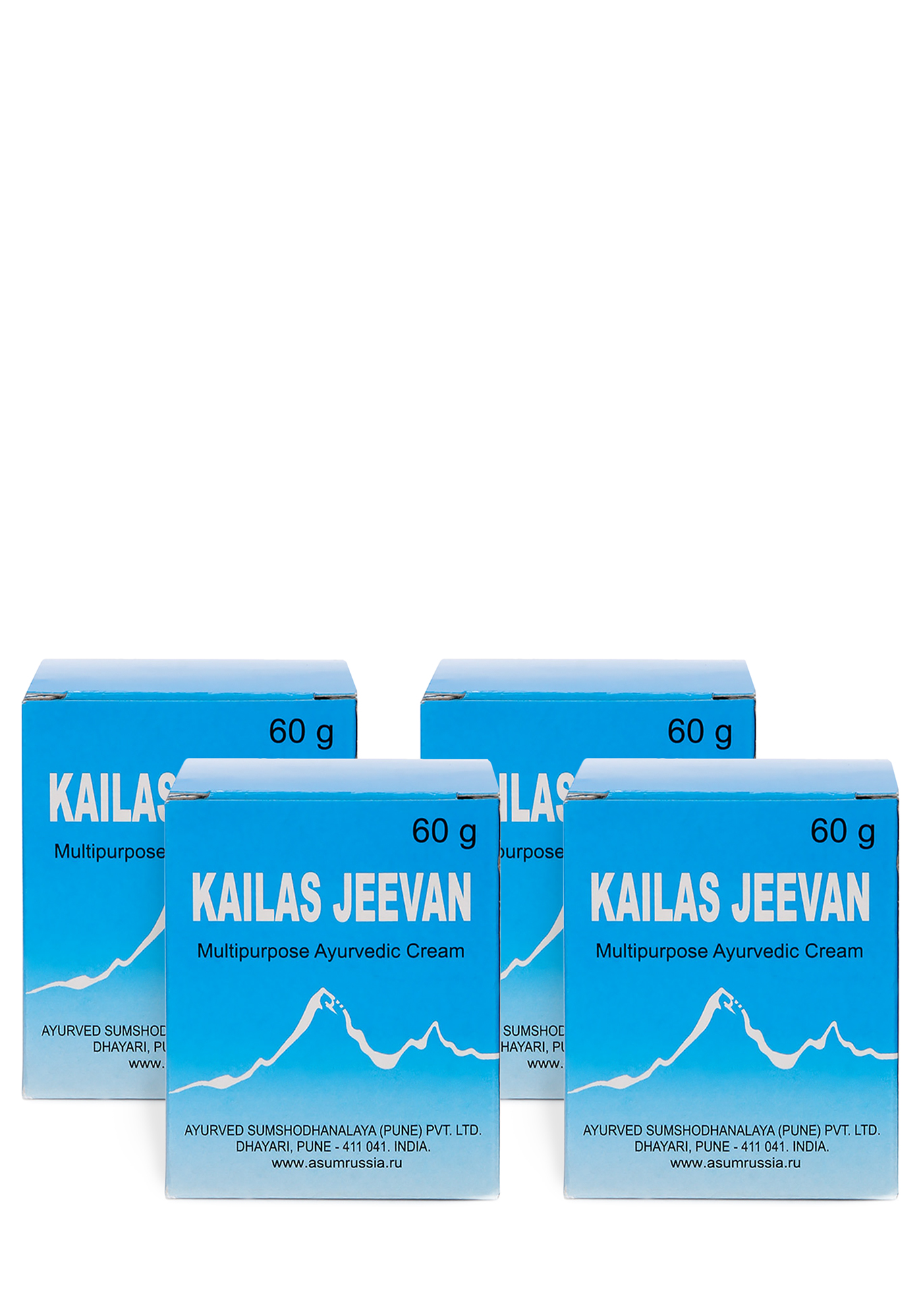 

Крем Kailas Jeevan, 3 шт. + 1 шт. в подарок