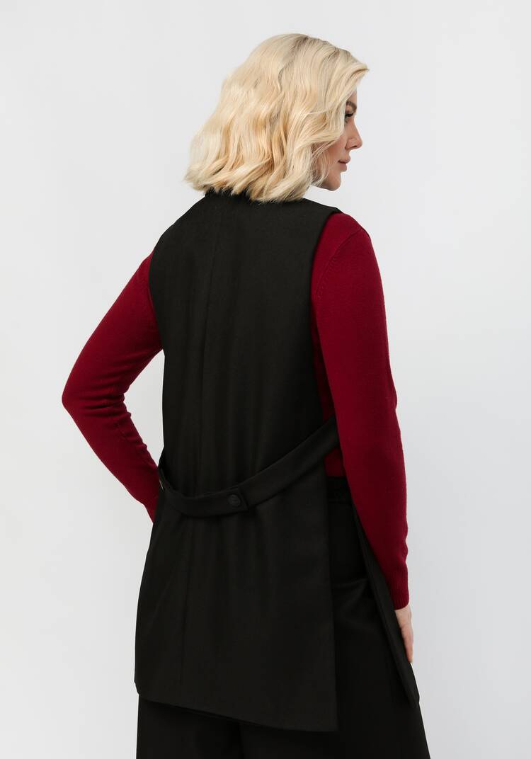 Жилет удлиненный с разрезами по бокам шир.  750, рис. 11