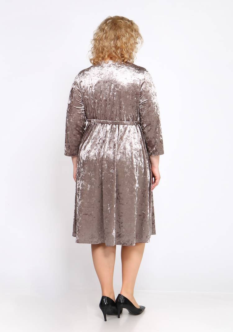 Платье из мраморного велюра шир.  750, рис. 11