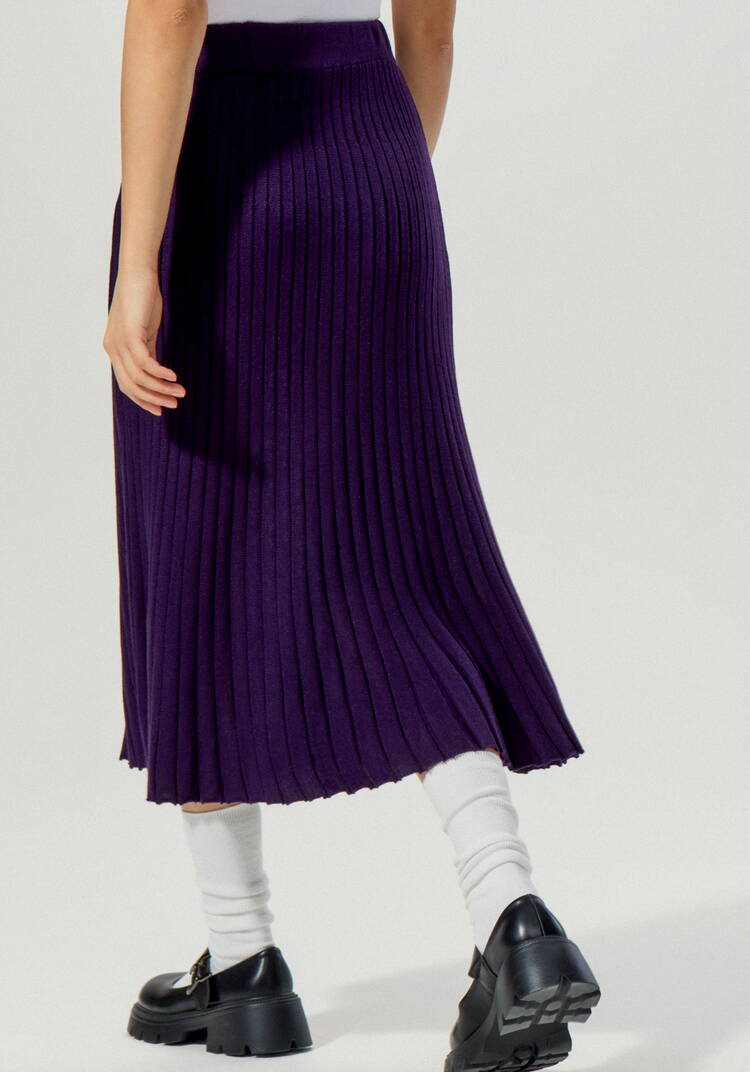 Юбка-плиссе на резинке ниже колена шир.  750, рис. 20