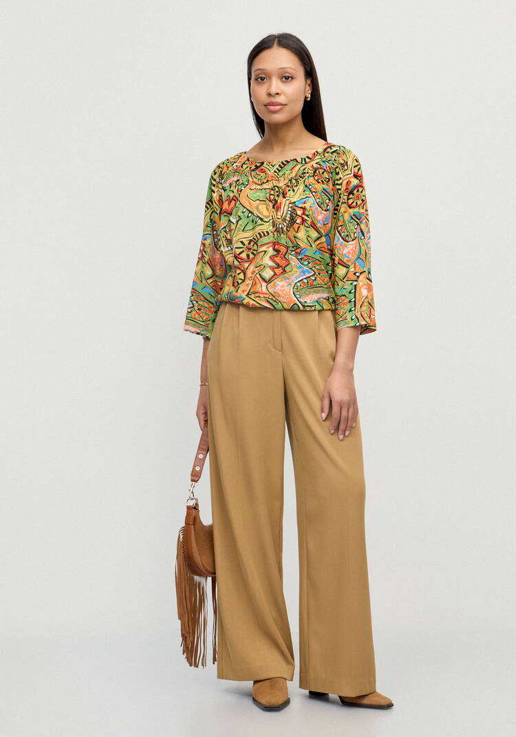 Блуза Мозайка нежности шир.  750, рис. 2